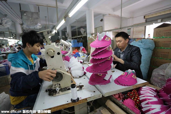 Jinjiang's prosperous shoe-manufacturing