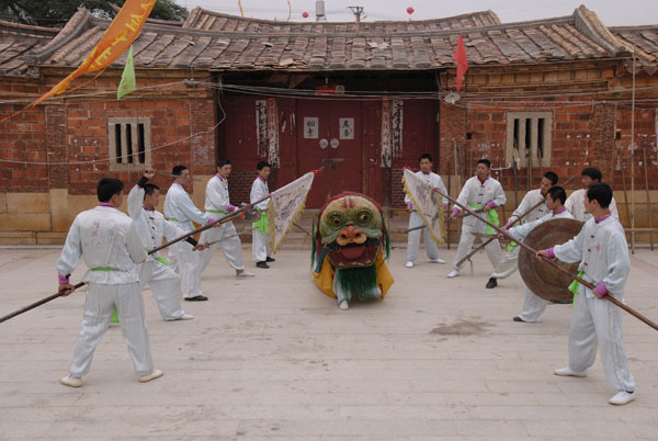 Lion dance