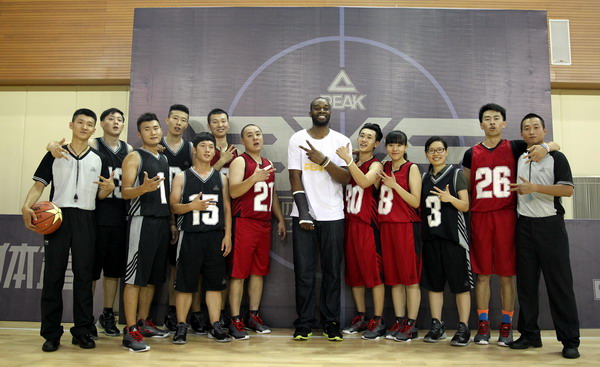 NBA stars promote PEAK sneakers in China