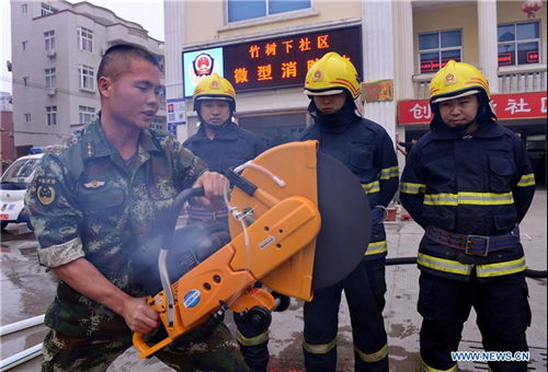 Jinjiang funds to set up 100 volunteer firefighter squads