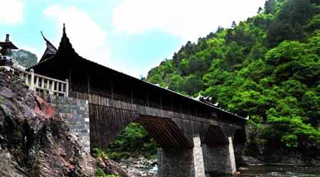 Wooden Arcade Bridges in Pingnan