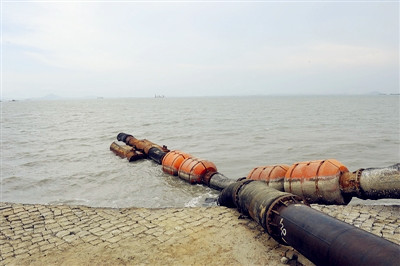 Pingtan's marine reclamation project close to completion