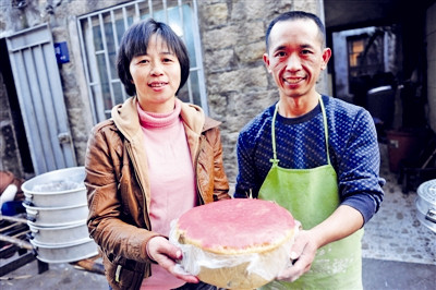 Steamed desserts flavor Pingtan's Lunar New Year