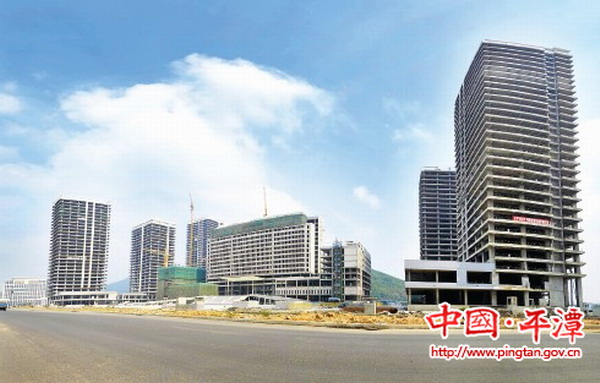 Pingtan accelerates construction efforts in Jinjing Bay District