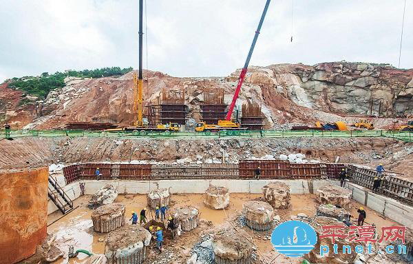 Construction resumes in Pingtan