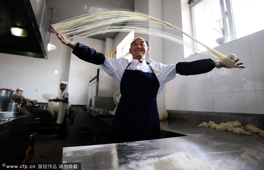 Traditional taste of Lanzhou beef noodles