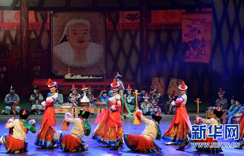 Mongolian dance drama staged in Lanzhou