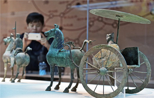 Silk Road-themed relics exhibition opens in C China