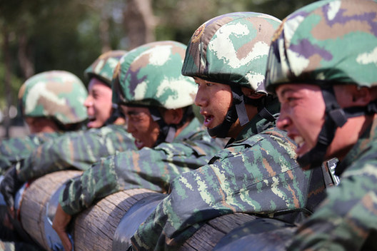 Rough and tough world of soldiers' training