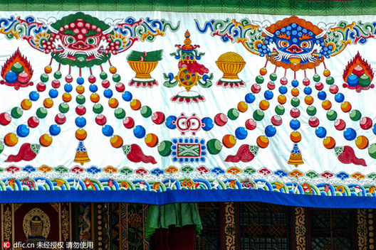 Holy place in Gansu: Labrang Monastery