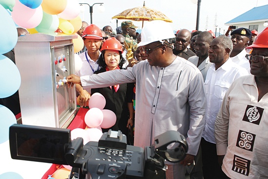 Kpone Water Supply Expansion Project in Ghana begins supplying water