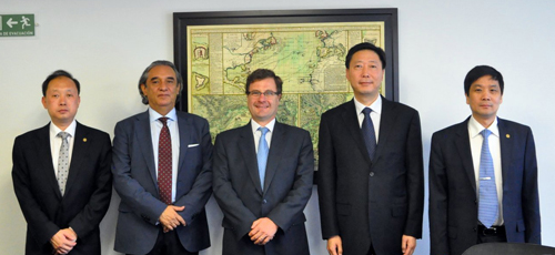 He Jiansheng meets with Chairman of Colombian State Infrastructure Bureau