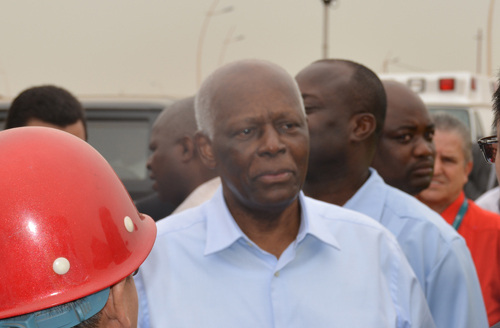 President of Angola inspects Sambizanga's infrastructure construction project