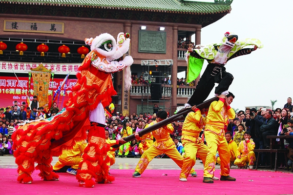 Folk customs in Zhanjiang add fervor to Spring Festival