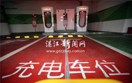 First Tesla superchargers set up in Zhanjiang