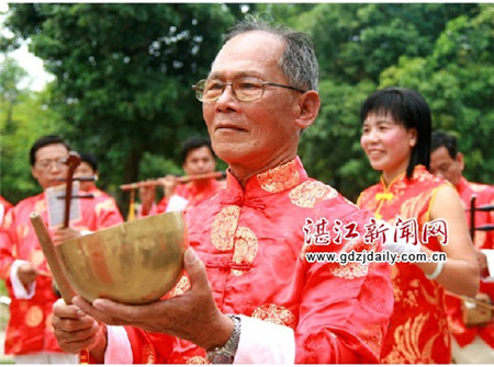 Music integrated with Buddhist elements in Anpu