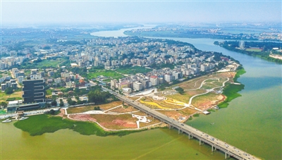 First wetland park built in Wuchuan