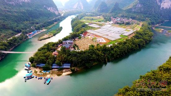 Aerial shots of Xiajian River