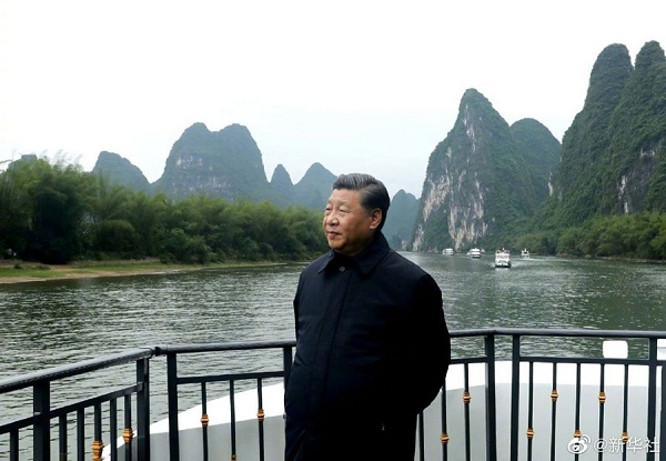 Xi inspects South China's Guangxi