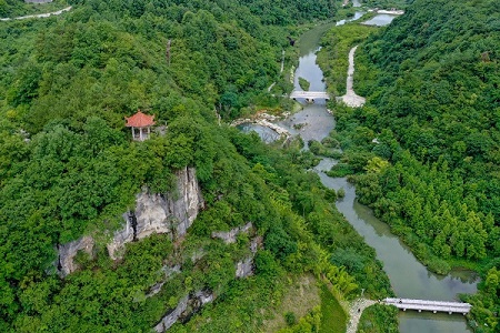 Tianhetan scenic area in Guiyang, Guizhou