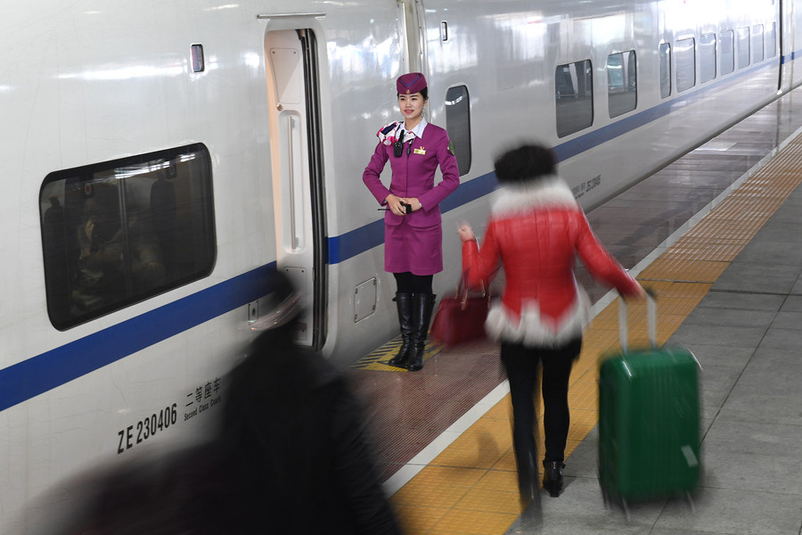 High speed train crew ensures happy journey on the fast track