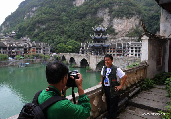 Picturesque ancient town in SW China