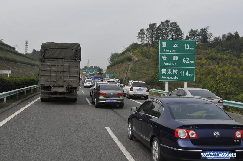 Highways witnesses traffic surge in SW China