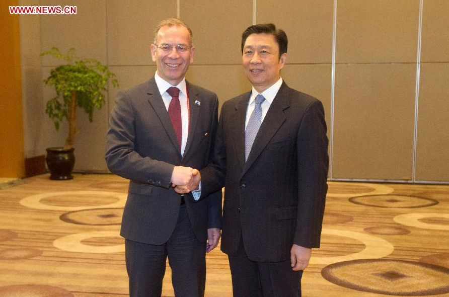 Chinese VP meets with world leaders attending Eco Forum Global conference