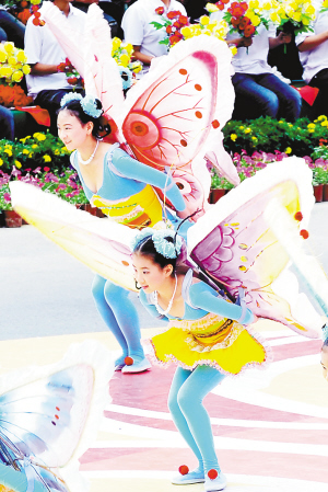 National Day show parade in Zhejiang