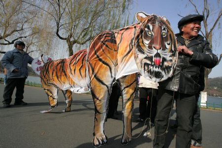 Flying tigers greet new year