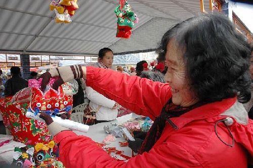 Flea market for folk art