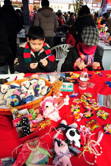 Flea market for folk art