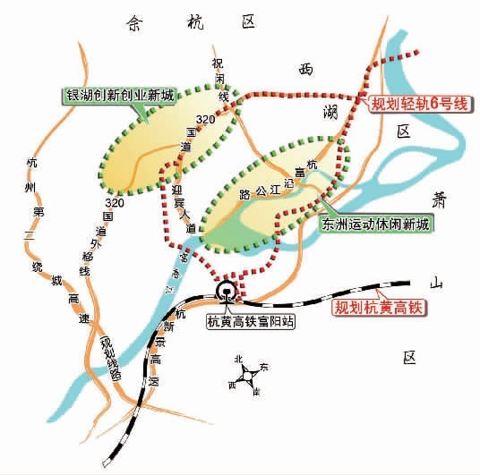 Construction will begin in 2012 of rail transit Line 6 from Hangzhou to Fuyang