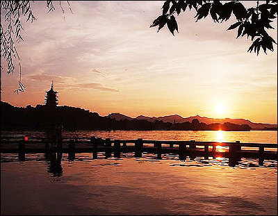 West Lake of Hangzhou in Autumn