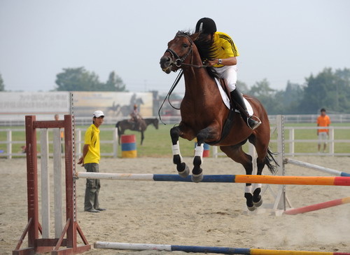 Athletes in the 2011 China Equestrian Festival