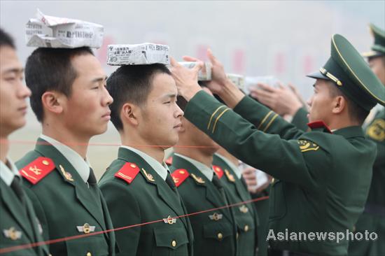 Armed police get military training in E China