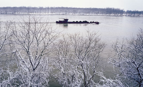 Snowy scenery at Fuyang