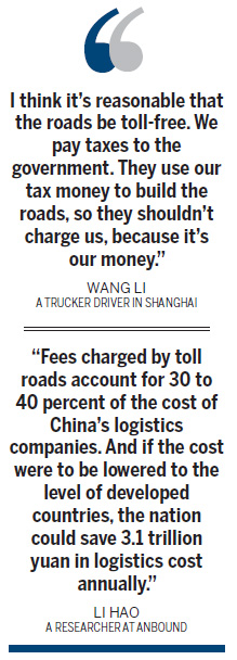 Tolls on road take a rising toll on drivers