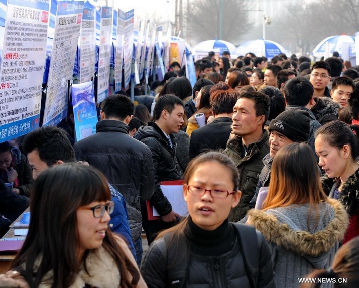 Over 7,000 posts provided at job fair in Shijiazhuang