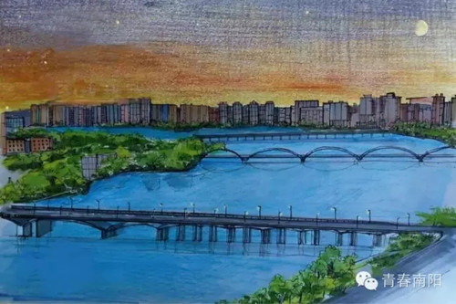 Nanyang awash with color on canvas