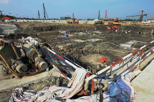 Finance Park in Business City in construction Ⅰ