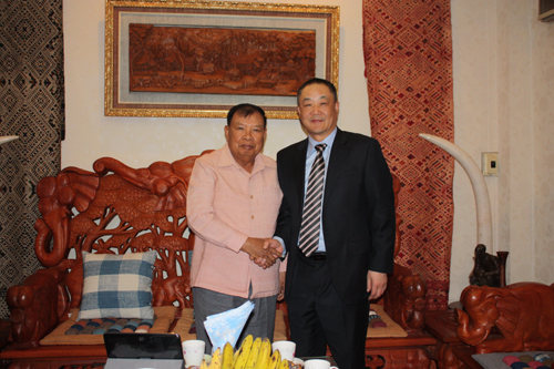 Nie Kai visits Vice President and Deputy Prime Minister of Laos