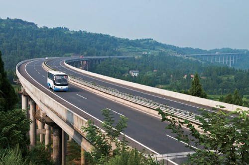 The Neijiang–Suining Expressway (China)