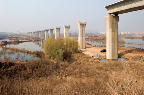 The Wuhan-Xiaogan High-speed Railway (China)