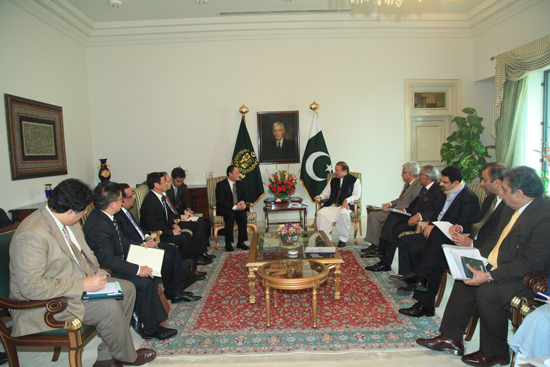 CGGC Chairman Nie Kai met with Pakistani Prime Minister Nawaz Sharif