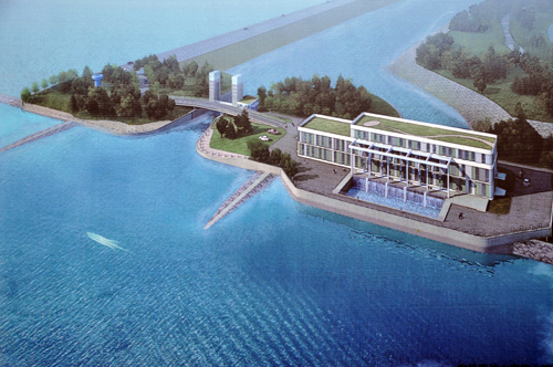 Dongfengxisha Reservoir Project in Chongming Island, Shanghai (China)