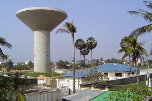 Takhmau Water Tower Project in Phnom Penh (Cambodia)