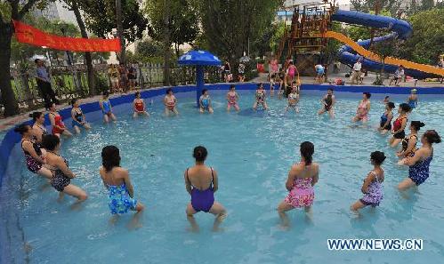 Yoga in water