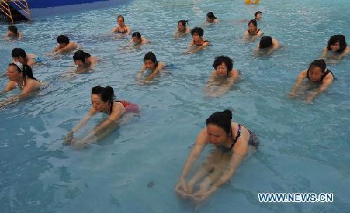 Yoga in water