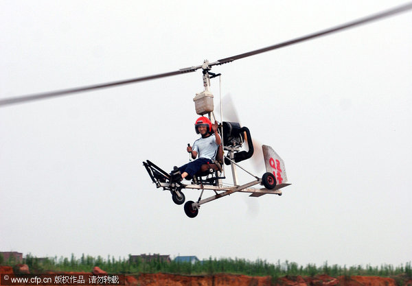 Magnificent men in their Chinese machines